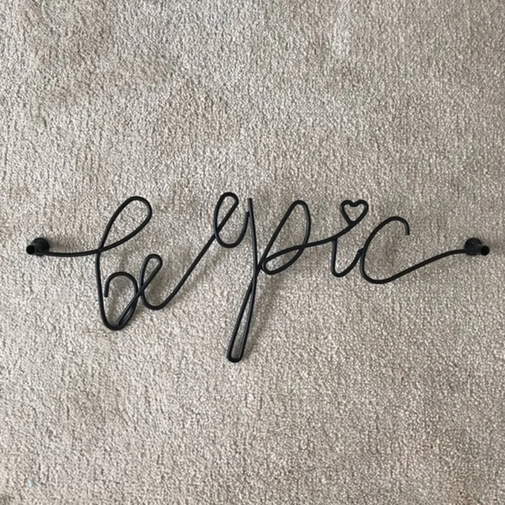 “ BE EPIC” iron‎ wall hanging